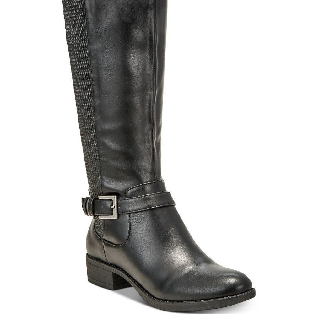 W41 Luciaa Closed Toe Knee High Riding Boots 5.5 M